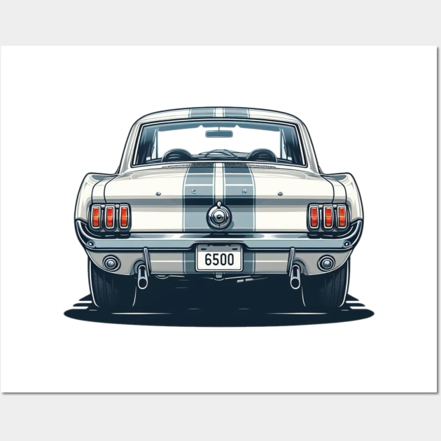 60s Ford Mustang Wall Art by VintageCarsShop